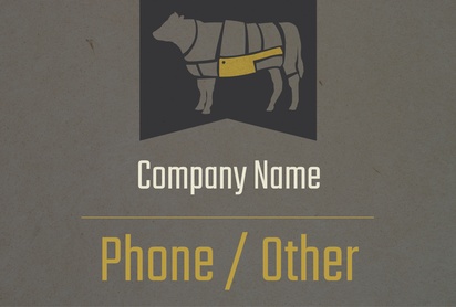 Design Preview for Design Gallery: Butcher Shops Corflute Signs, 457 x 686 mm