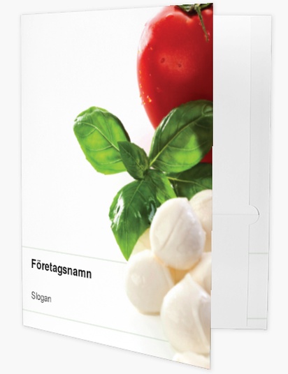 Förhandsgranskning av design för Designgalleri: Mat & dryck Konferensmappar, A4