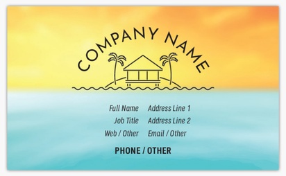 Design Preview for Design Gallery: Travel Agencies Standard Business Cards, Standard (91 x 55 mm)