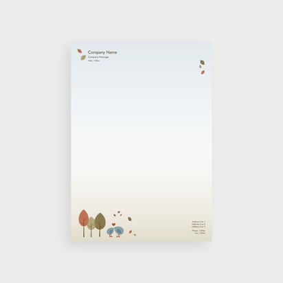 Design Preview for Design Gallery: Animals Letterheads