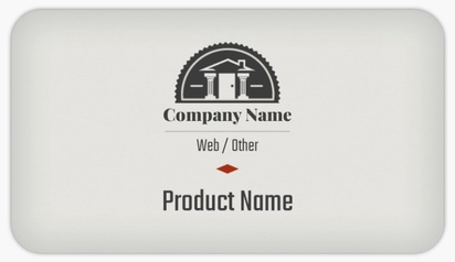 Design Preview for Design Gallery: Finance & Insurance Product Labels on Sheets, Rounded Rectangle 8.7 x 4.9 cm
