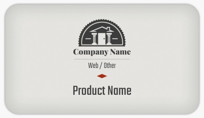Design Preview for Design Gallery: Mortgages & Loans Product Labels on Sheets, Rounded Rectangle 8.7 x 4.9 cm