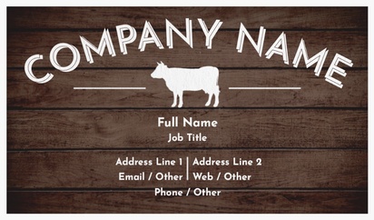 Design Preview for Design Gallery: Farmers Market Natural Textured Business Cards