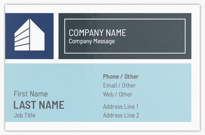 Design Preview for Design Gallery: Property Estate Solicitors Metallic Business Cards