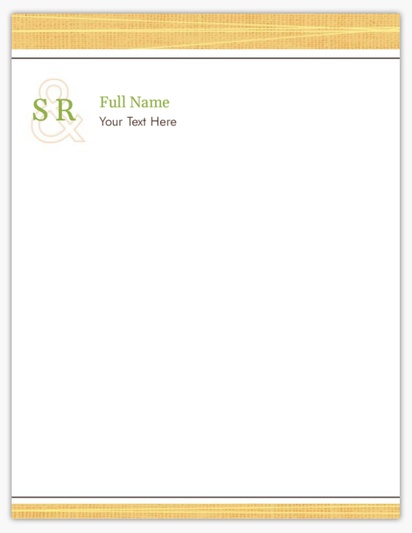 Design Preview for Design Gallery: Finance & Insurance Notepads, 4" x 5.5"