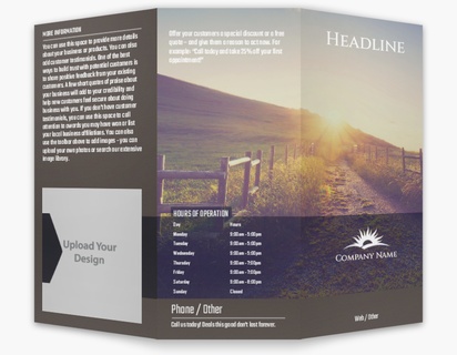 Design Preview for Community Living Custom Brochures Templates, 8.5" x 11" Tri-fold