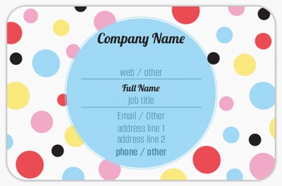 Design Preview for Design Gallery: Primary Schools Rounded Corner Business Cards, Rounded Standard (85 x 55 mm)