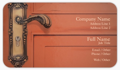Design Preview for Home Inspection Rounded Corner Business Cards Templates, Standard (3.5" x 2")