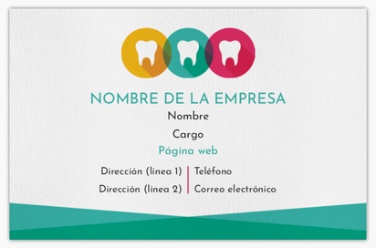 Vista previa del diseño de Galería de diseños de tarjetas de visita textura natural para dentistas