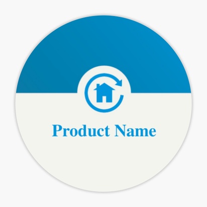 Design Preview for Design Gallery: Property & Estate Agents Product & Packaging Labels, Circle 1.5"  3.8 x 3.8 cm 