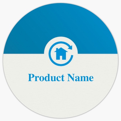 Design Preview for Design Gallery: Property & Estate Agents Product Labels on Sheets, Circle 3.8 x 3.8 cm