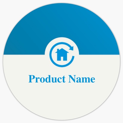 Design Preview for Design Gallery: Property & Estate Agents Product Labels, 3.8 x 3.8 cm Circle