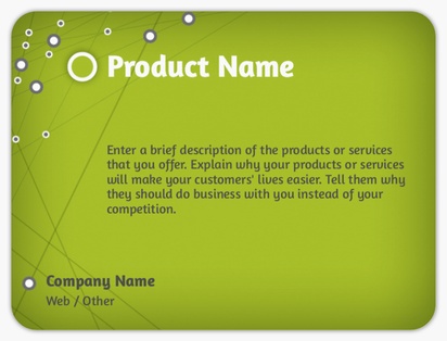 Design Preview for Design Gallery: Public Relations Product Labels on Sheets, Rounded Rectangle 10 x 7.5 cm