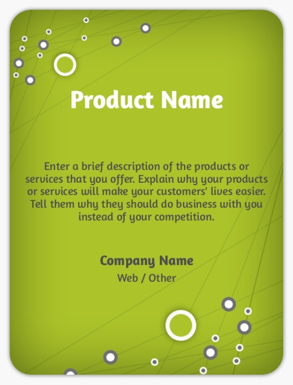 Design Preview for Design Gallery: Education & Child Care Product Labels, 10.2 x 7.6 cm Rounded Rectangle