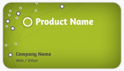 Design Preview for Design Gallery: Public Relations Product Labels on Sheets, Rounded Rectangle 8.7 x 4.9 cm