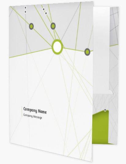 Design Preview for Design Gallery: Marketing & Public Relations Presentation Folders, A4