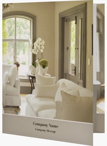 A soft furnishings Interior Design white cream design for Modern & Simple