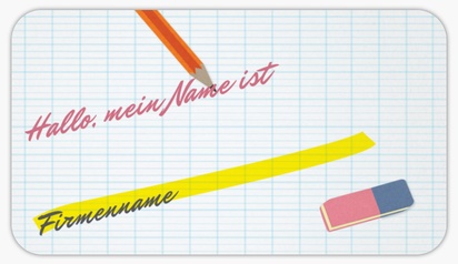 Designvorschau für Designgalerie: Selbstklebende Namensschilder Dezent
