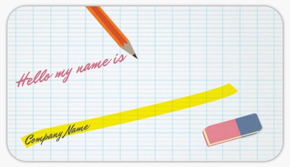 Design Preview for Design Gallery: Primary Schools Name Tags