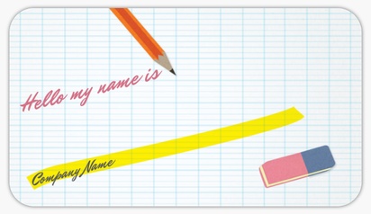 Design Preview for Design Gallery: Elementary Schools Name Tags