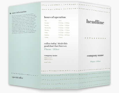 Design Preview for Design Gallery: Art Galleries Custom Brochures, 8.5" x 11" Tri-fold