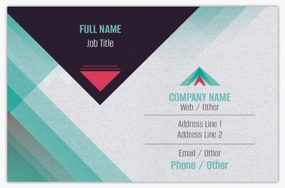 Design Preview for Design Gallery: IT Consulting Pearl Business Cards