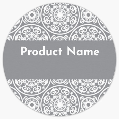 Design Preview for Design Gallery: Elegant Product Labels on Sheets, Circle 3.8 x 3.8 cm