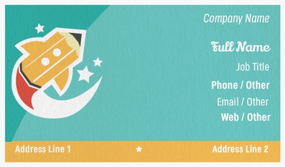 Design Preview for Design Gallery: Elementary Schools Natural Textured Business Cards