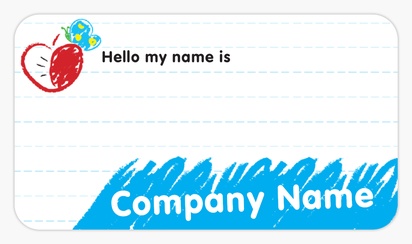 Design Preview for Design Gallery: Elementary Schools Name Stickers