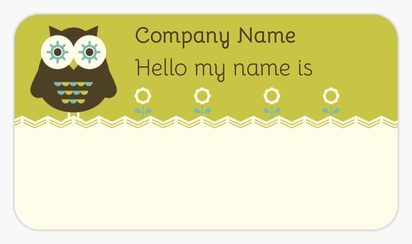 Design Preview for Printable Children's Name Tags