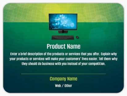 Design Preview for Design Gallery: Management Information Systems Product Labels on Sheets, Rounded Rectangle 10 x 7.5 cm