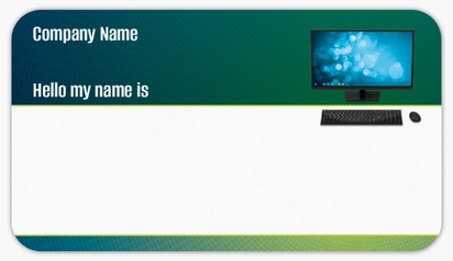 Design Preview for Design Gallery: Technology Name Tags