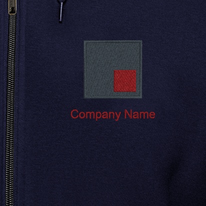 Design Preview for Design Gallery: Marketing & Communications Hoodies, Navy Blue