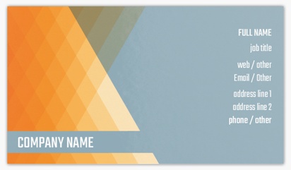 Design Preview for Design Gallery: Recruiting & Temporary Agencies Standard Visiting Cards