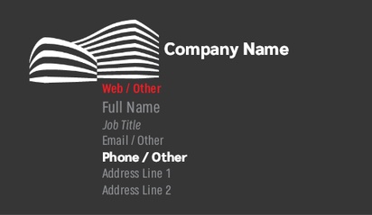 Design Preview for Design Gallery: Urban Planning Business Card Stickers