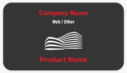 Design Preview for Design Gallery: Urban Planning Product Labels on Sheets, Rounded Rectangle 8.7 x 4.9 cm