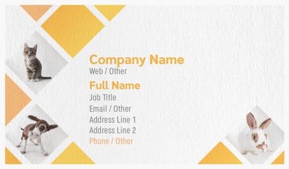 Design Preview for Design Gallery: Pet Sitting & Dog Walking Natural Textured Business Cards