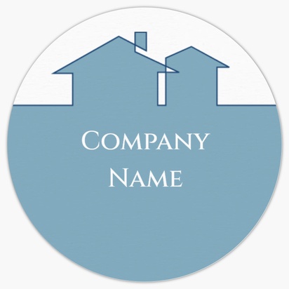 Design Preview for Design Gallery: Mortgages & Loans Product Labels on Sheets, Circle 3.8 x 3.8 cm