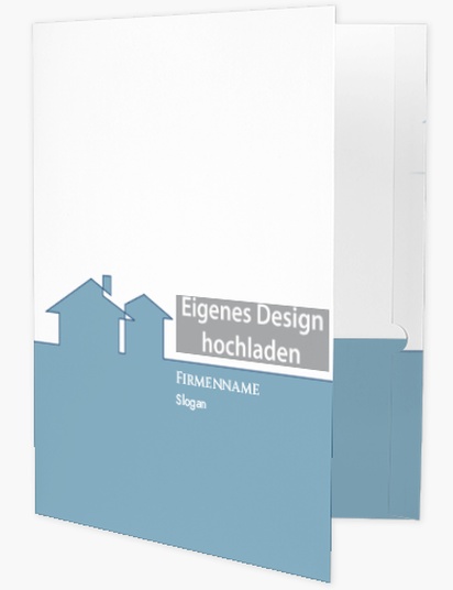 Designvorschau für Designgalerie: Präsentationsmappen Immobiliengutachten & Investitionen, A4