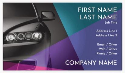 Design Preview for Design Gallery: Auto Rental Non-Tearable Visiting Cards