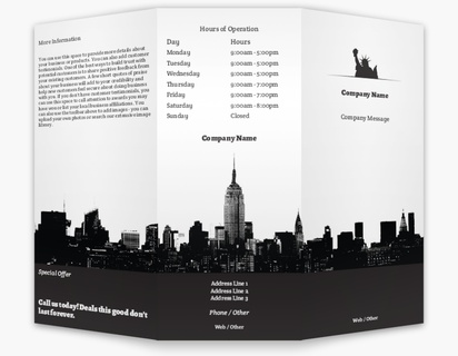 Design Preview for Design Gallery: Real Estate Appraisal & Investments Custom Brochures, 8.5" x 11" Tri-fold