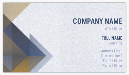 Design Preview for Law, Public Safety & Politics Pearl Business Cards Templates, Standard (3.5" x 2")