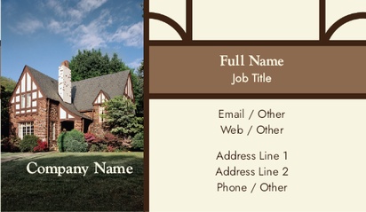 Design Preview for Design Gallery: Real Estate Appraisal & Investments Business Card Stickers