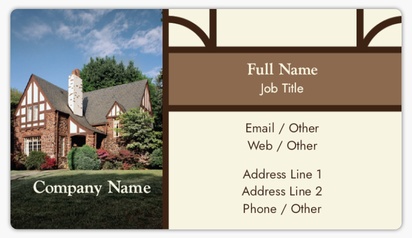 Design Preview for Templates for Property Investment & Appraisal Name Card Stickers 