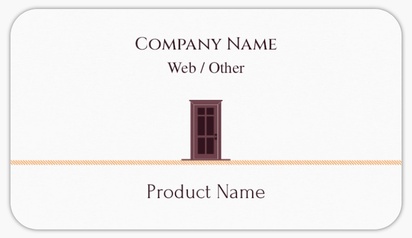 Design Preview for Design Gallery: Appraisal & Investments Product Labels on Sheets, Rounded Rectangle 8.7 x 4.9 cm