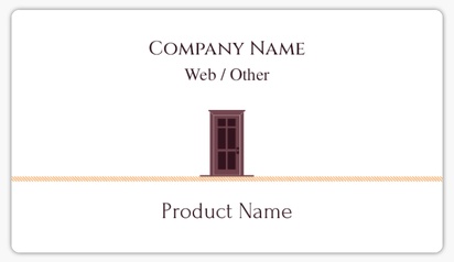 Design Preview for Templates for Property & Estate Agents Product Labels , 8.7 x 4.9 cm Rounded Rectangle