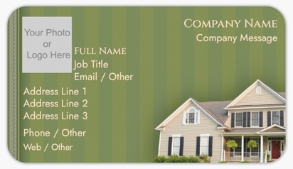 Design Preview for Design Gallery: Property Estate Solicitors Business Card Stickers, Small