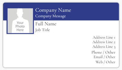 Design Preview for Templates for Property & Estate Agents Name Card Stickers 