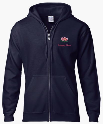 Design Preview for Design Gallery: beauty & spa Zip Up Hoodies