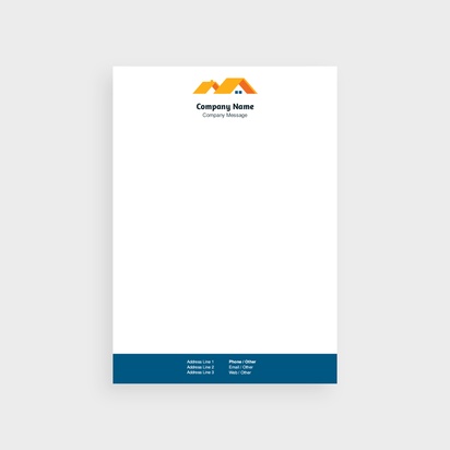 Design Preview for Design Gallery: Real Estate Agents Letterheads